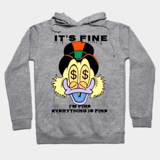 Yellow duck It's fine I'M Fine everything Is Fine Hoodie